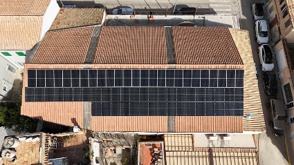 Instal·lació fotovoltaica a la teulada
